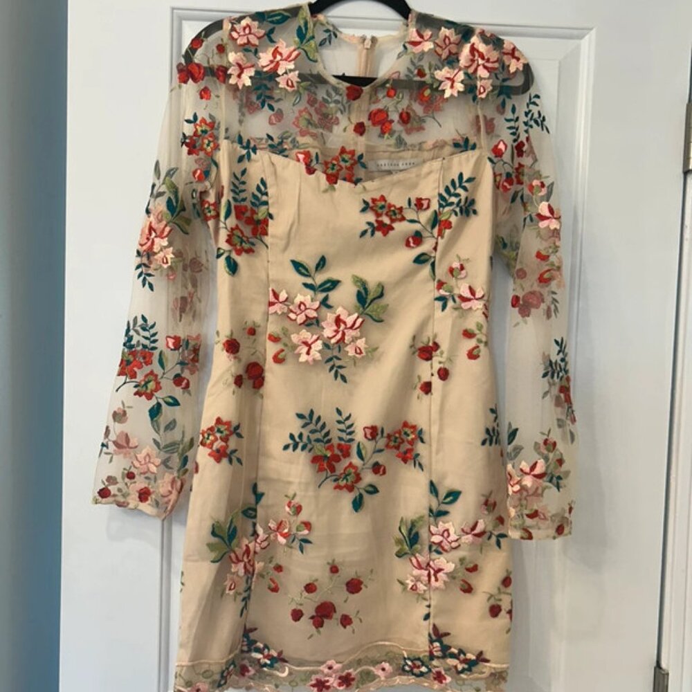 Endless Rose Long Sleeve Dress Floral Party Cocktail